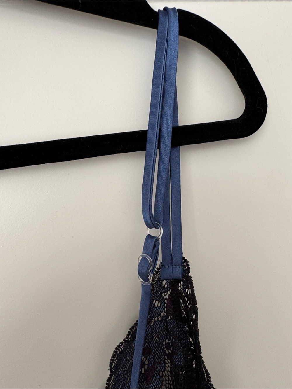 Gorgeous Blue Lace Trim Camisole - Picture 6 of 10